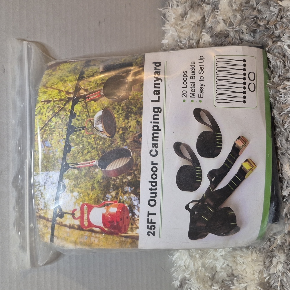 25ft Outdoor Camping Lanyard